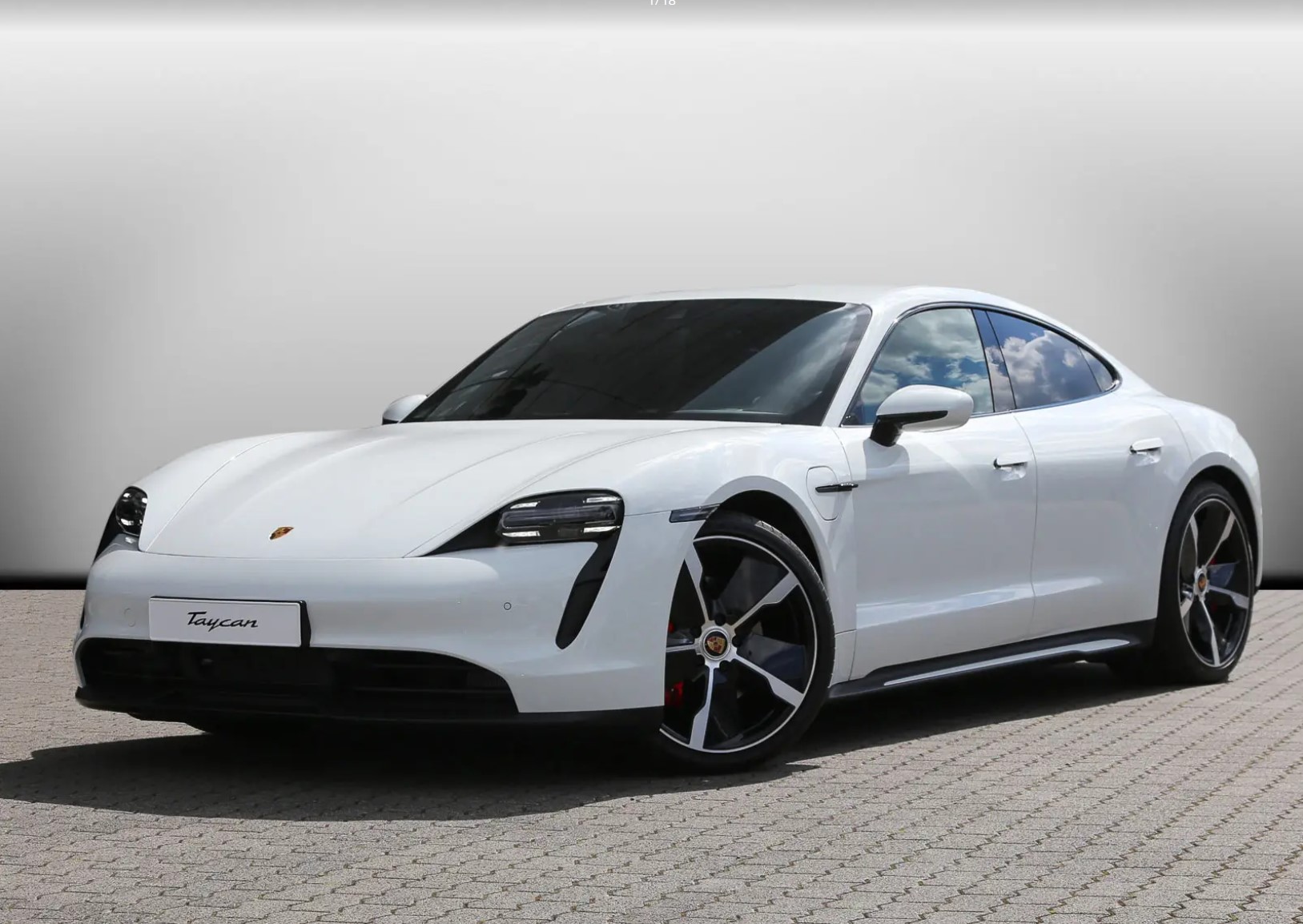 Porsche Taycan Request: White Taycan w/ Taycan Exclusive Design Wheels 1