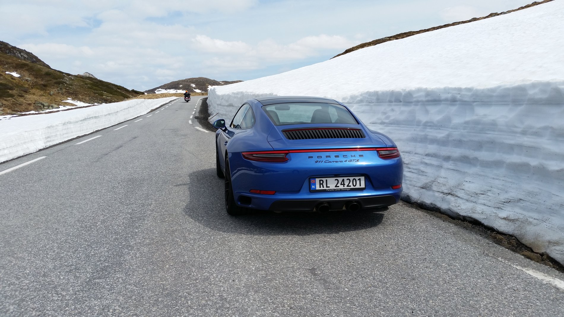 Porsche Taycan My Taycan Turbo made it to Norway before the shutdown 20180520_135548