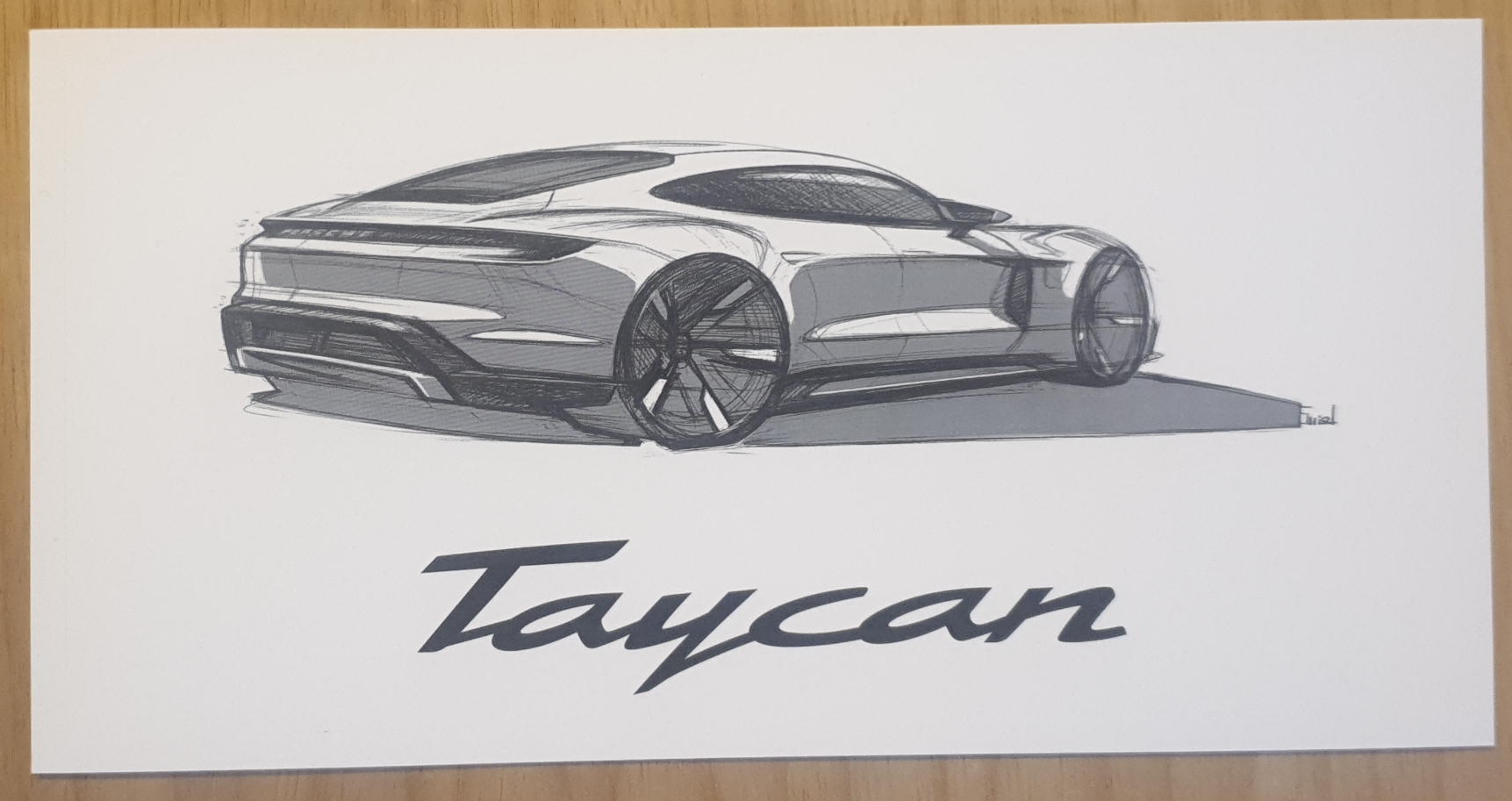 Porsche Taycan What can be inferred from the certificate that arrived in the mail? 20190419_150500