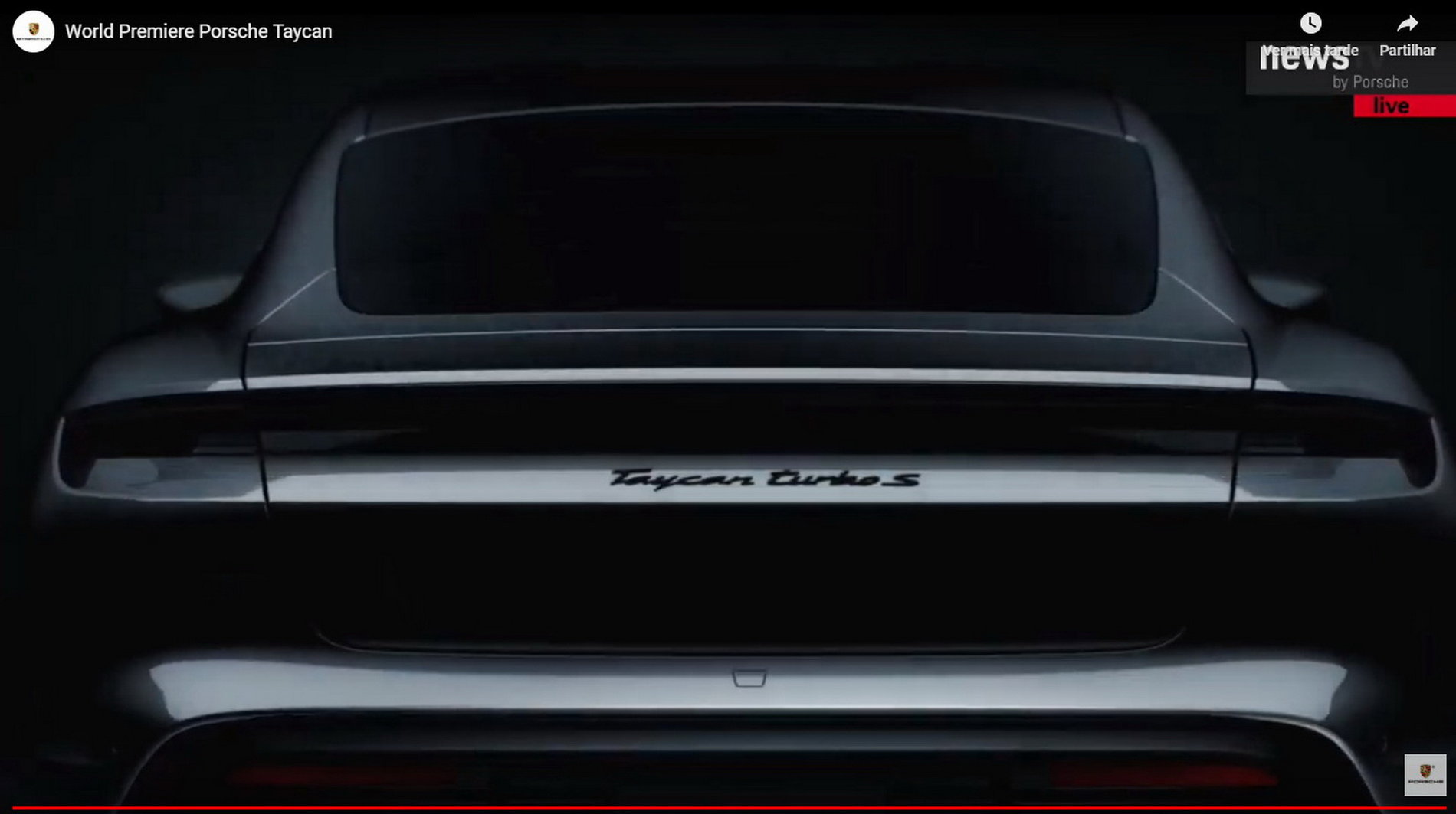 Porsche Taycan Porsche Taycan World Reveal. Watch Live Feed and React Here Clip_6_