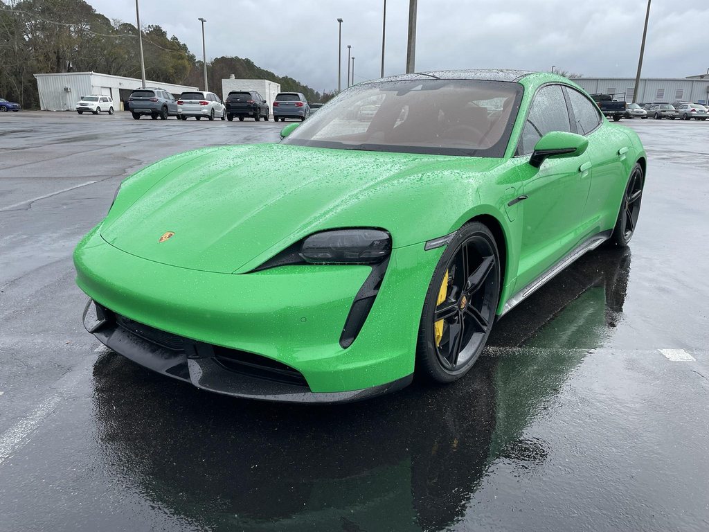Porsche Taycan Pure Green Taycan Turbo S PTS Delivered! CUHmRrKh