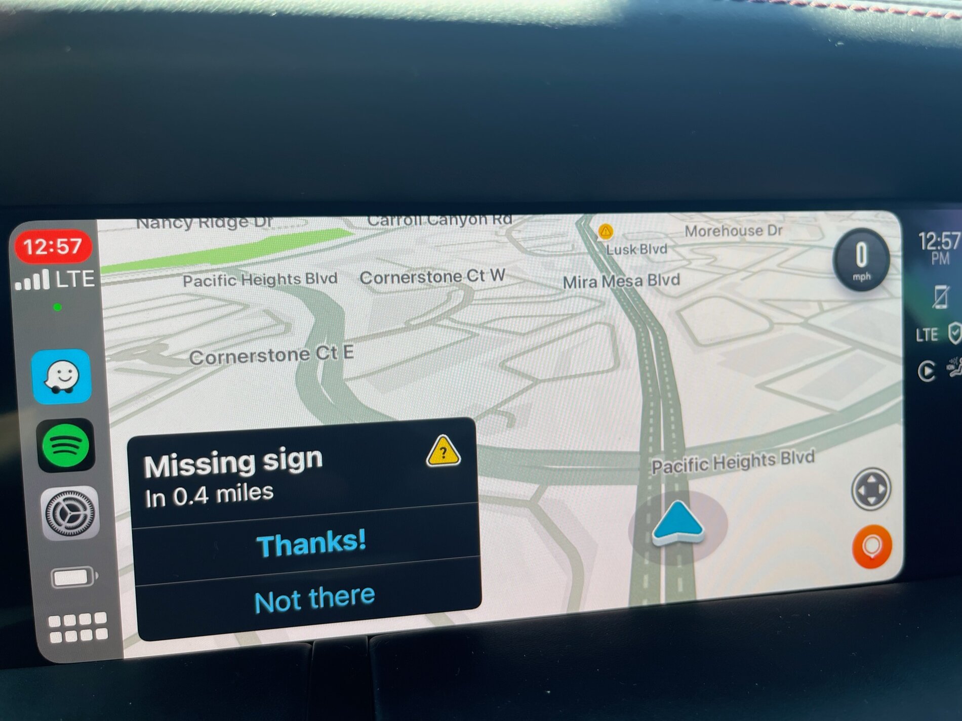 Porsche Taycan What are the philosophical and existential ramifications of a "missing sign" warning in Waze? F0E5E73A-256F-48DF-8AE1-3122BBCF8A3D.JPG