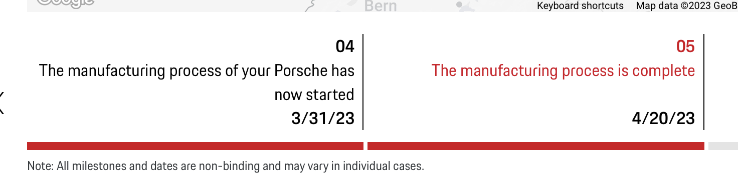 Porsche Taycan Does 21 days on the production line sound too long? F54E177F-BEC5-41A3-AA02-63AC976BDBE7