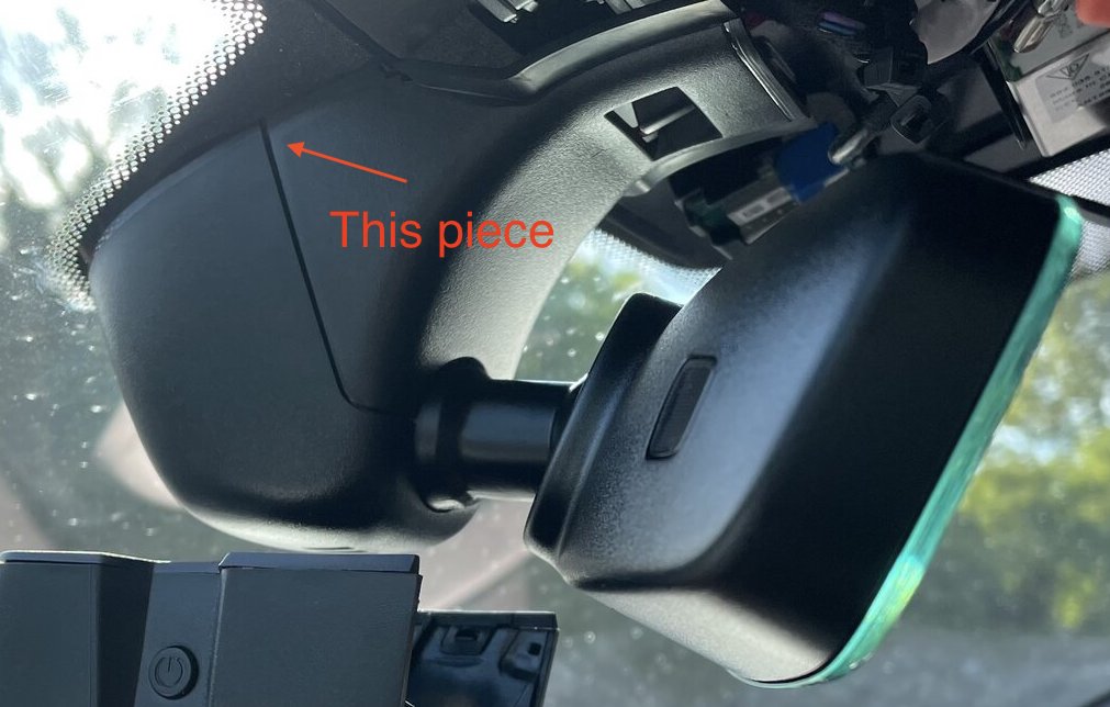 Porsche Taycan MirrorTap / Blendmount install for Uniden R7, with pics! IMG_0398