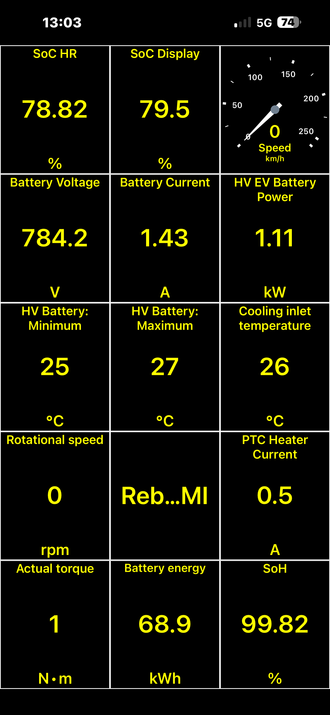 Porsche Taycan Baseline for HV Battery SoH Performance IMG_0982