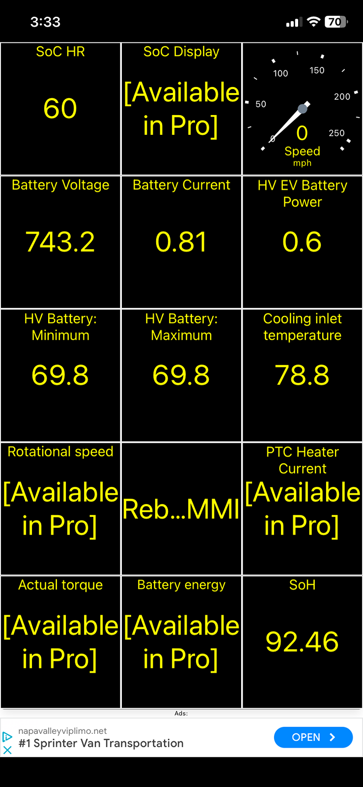 Porsche Taycan Baseline for HV Battery SoH Performance IMG_2710