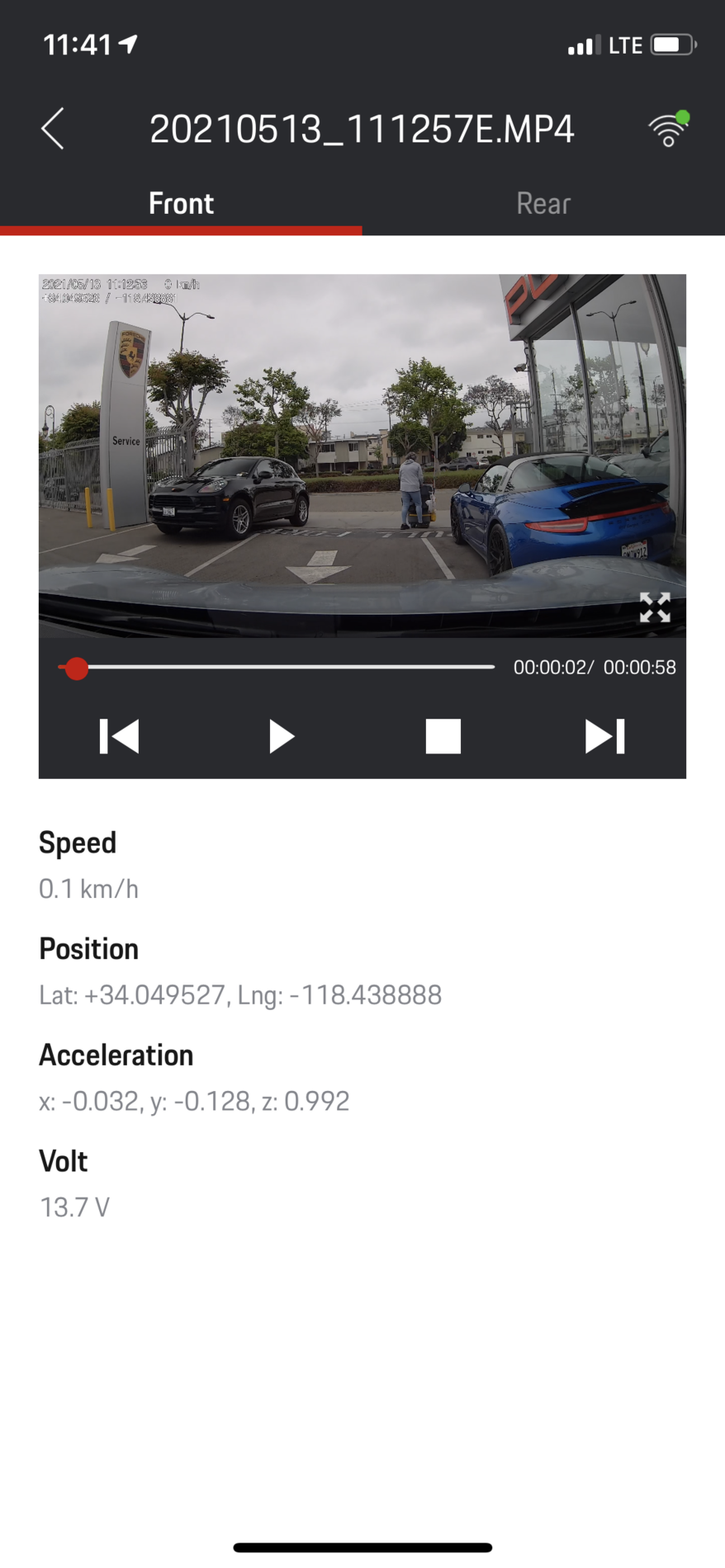 Porsche Taycan Porsche Dashcam Installed - Review and Overview for US Taycan Owners IMG_5847.PNG