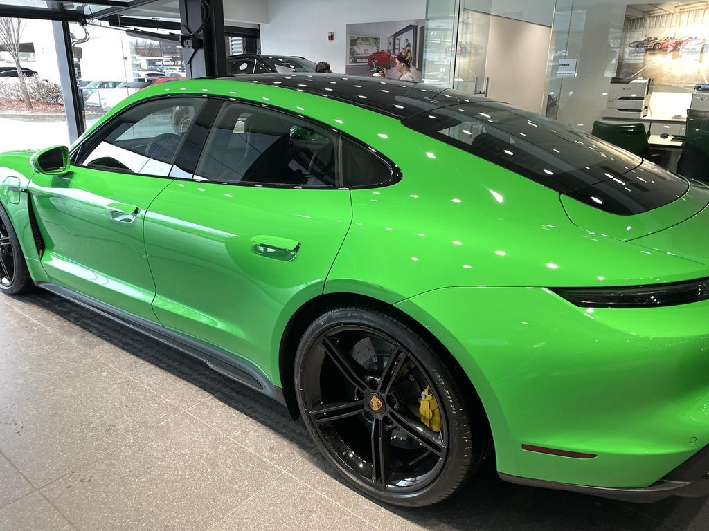 Porsche Taycan Pure Green Taycan Turbo S PTS Delivered! iv5SLDCh