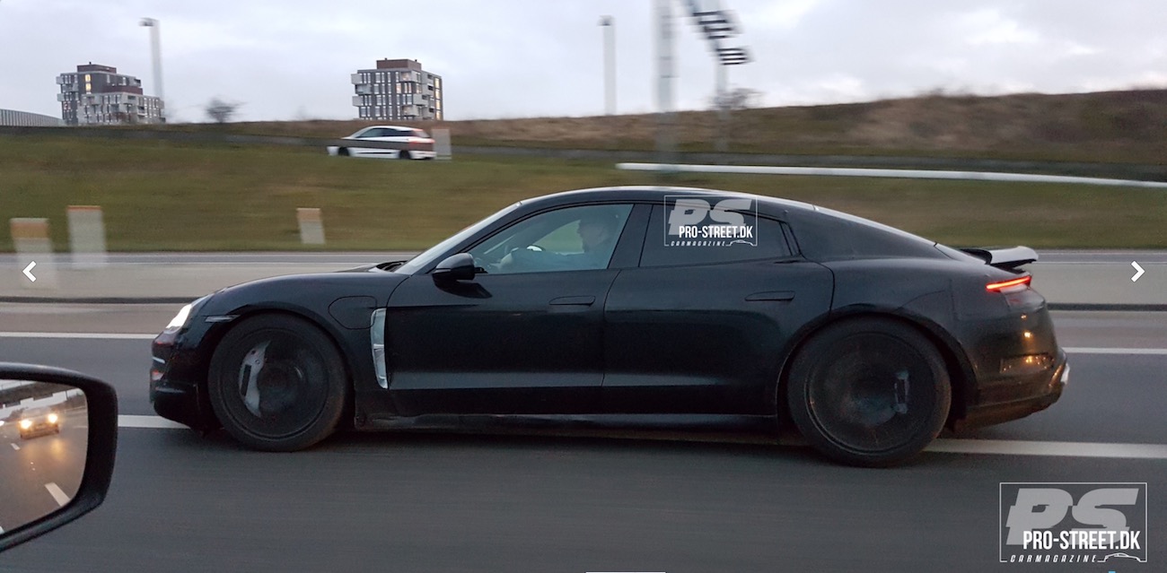 Porsche Taycan Taycan prototype looking great in motion. Now with video and sound! Porsche Taycan Denmark 4