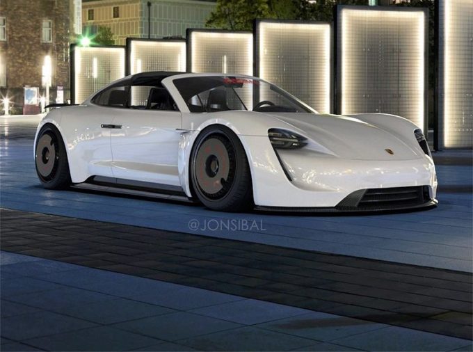 Porsche Taycan 2020 Porsche Taycan spy pics & videos porsche-taycan-targa-rendereding-e1547218377972