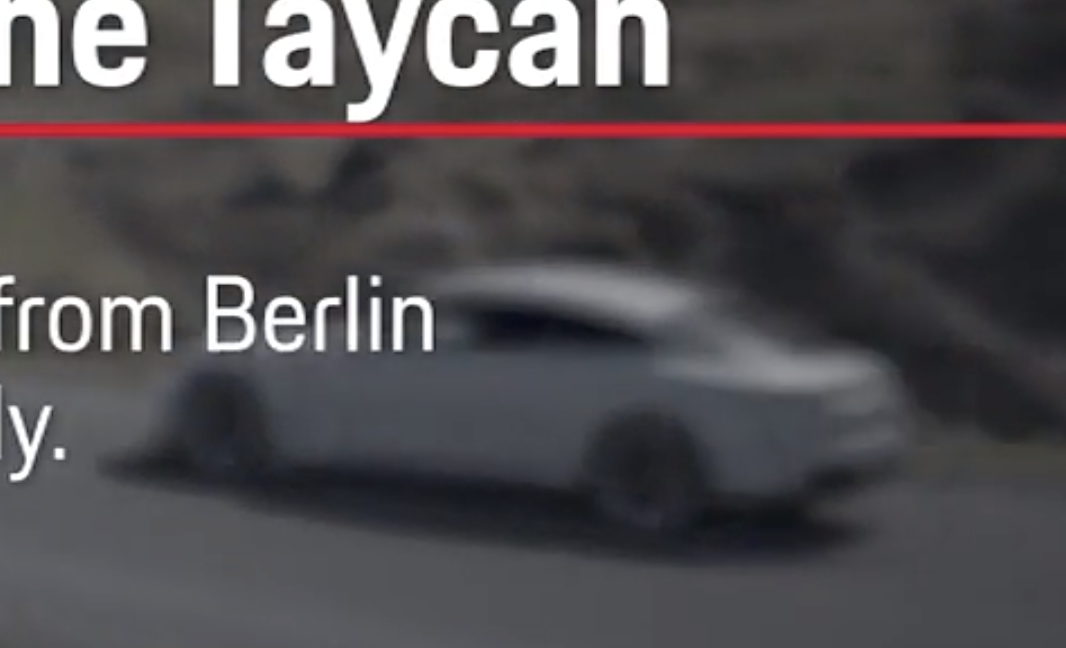 Porsche Taycan Video: Taycan Leaked and Blurred. Screenshot 2019-09-03 at 18.01.05