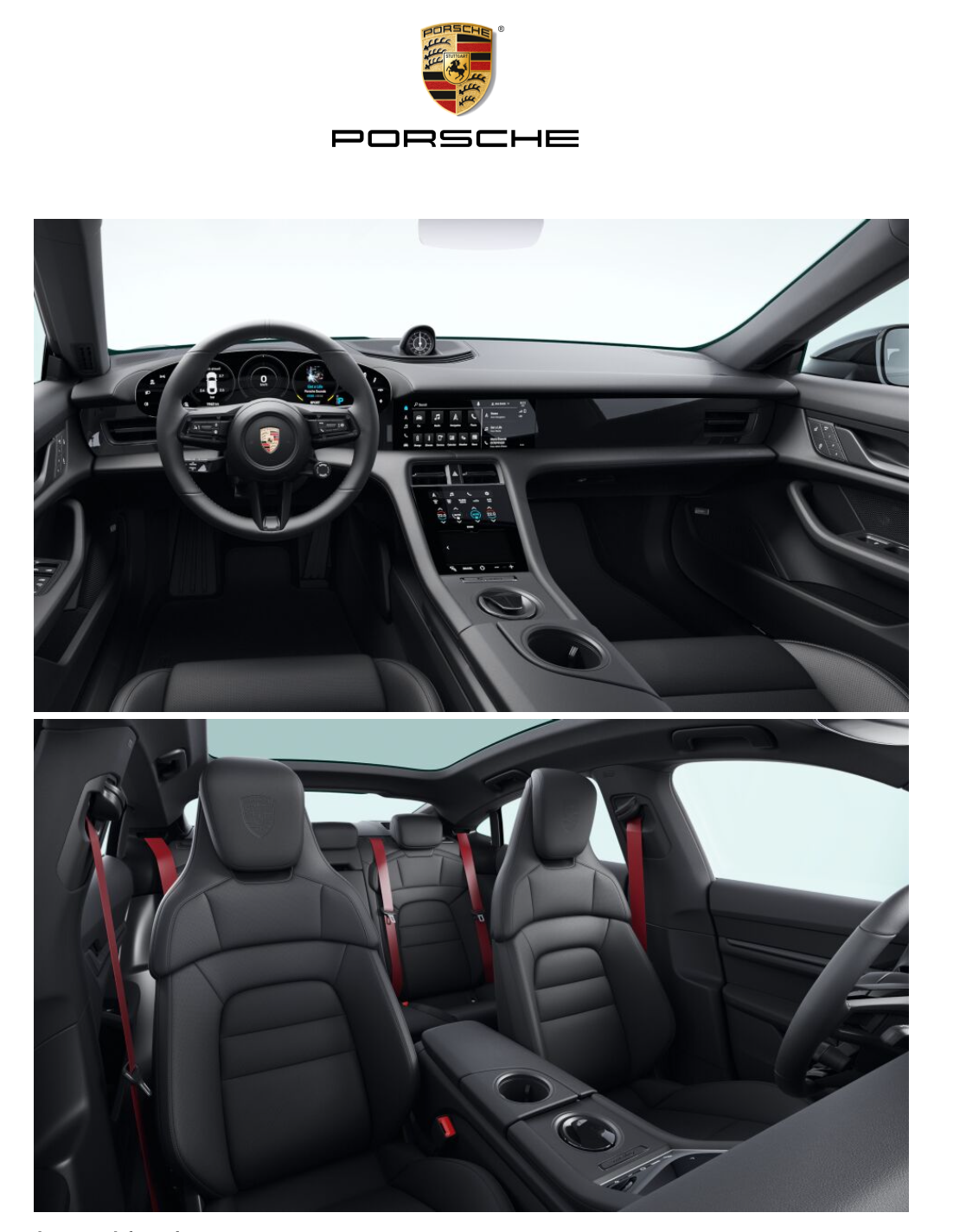 Porsche Taycan Anyone who got black seats with red seat belts ? Screenshot 2022-03-01 at 2.52.50 PM