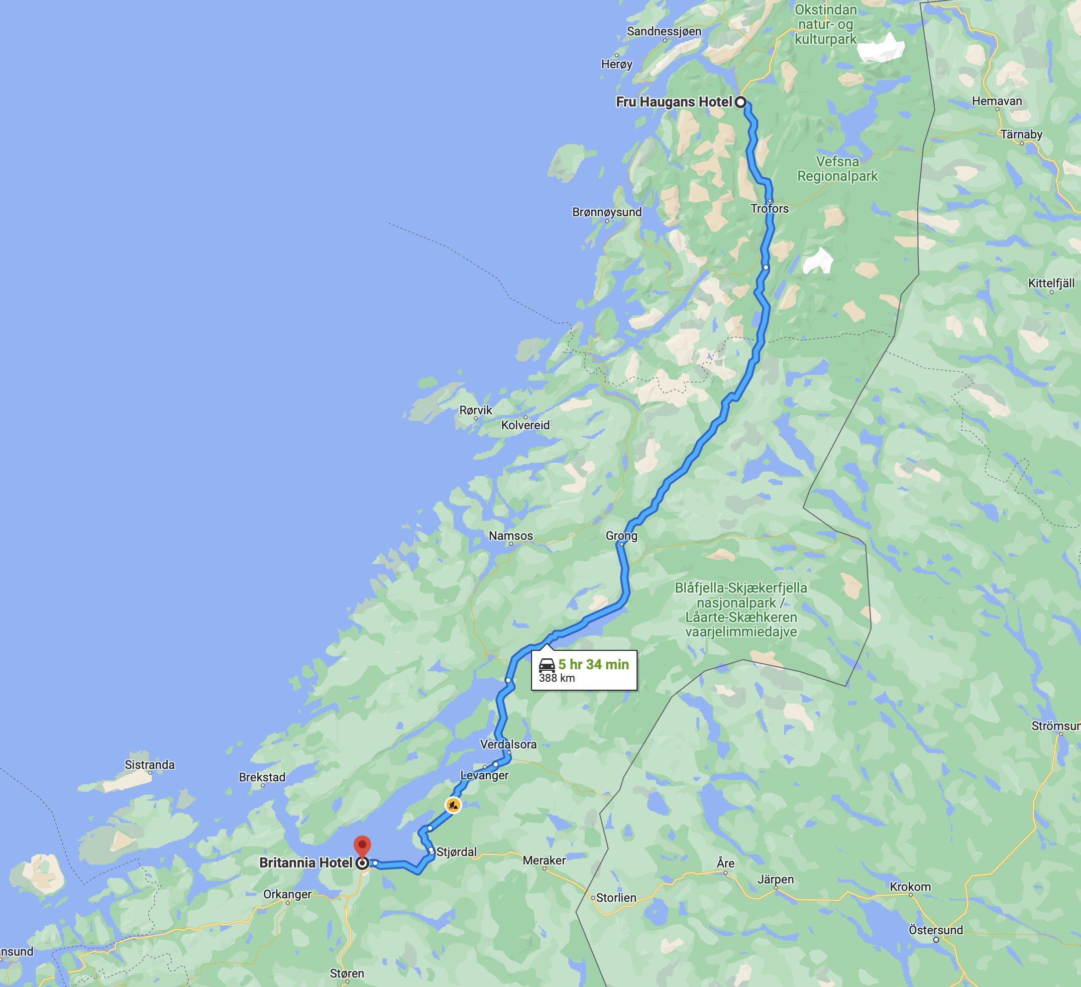 Porsche Taycan Taycan to Tromsø Road Trip – Winter 2023 (Arctic Norway) Screenshot 2023-02-23 at 19.12.19