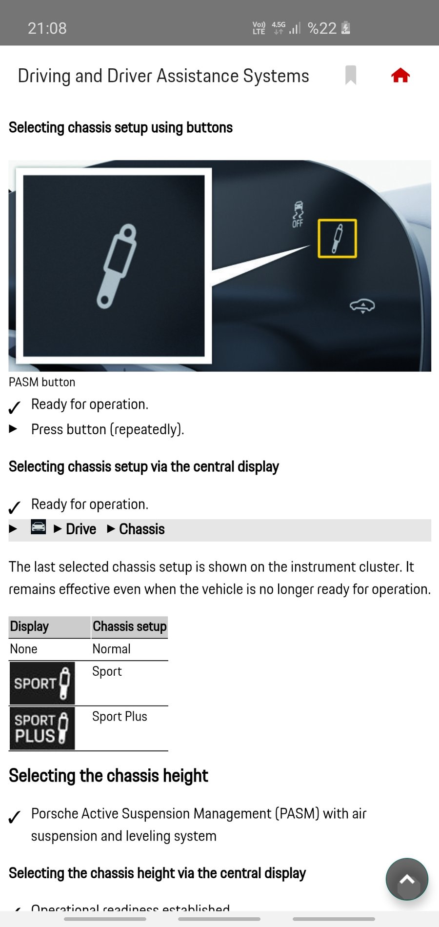 Porsche Taycan Ground clearance on Taycan 4S? Screenshot_20200128-210832_Porsche Good to know