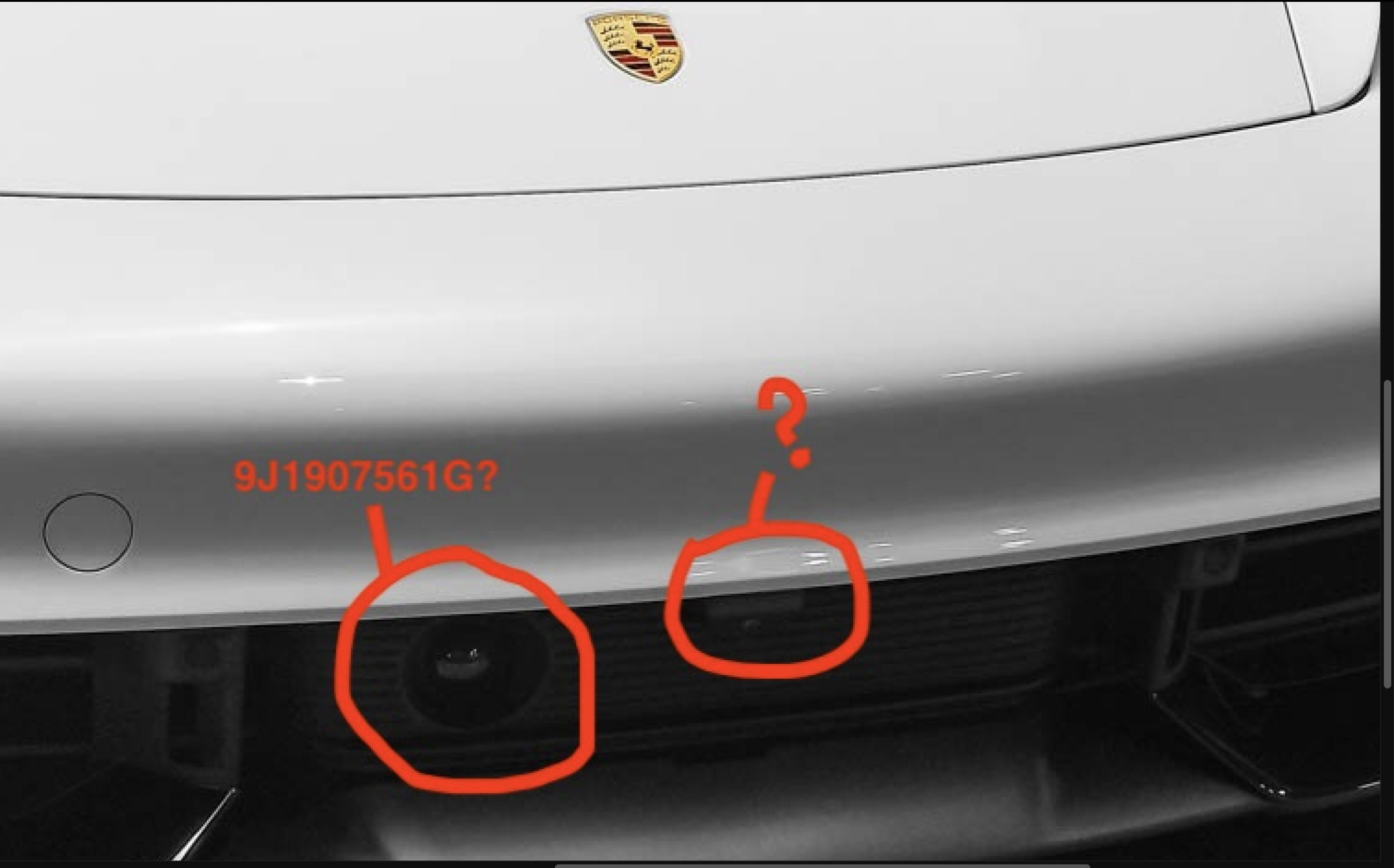 Front camera part #?  TaycanForum -- Porsche Taycan Owners, News,  Discussions, Forums