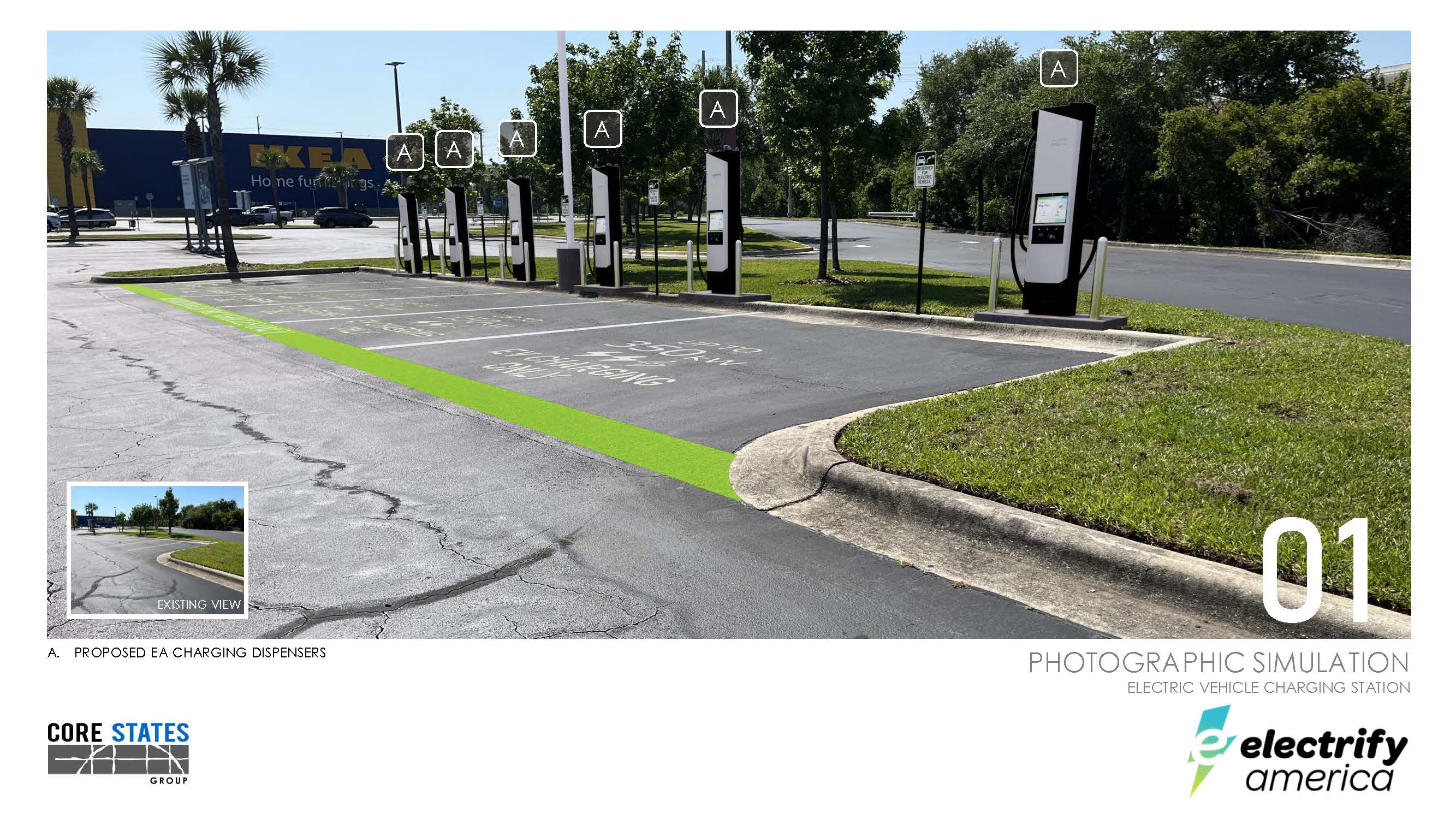 Porsche Taycan Electrify America will install ultrafast EV chargers at over 25 IKEA US locations Tampa, FL jpe