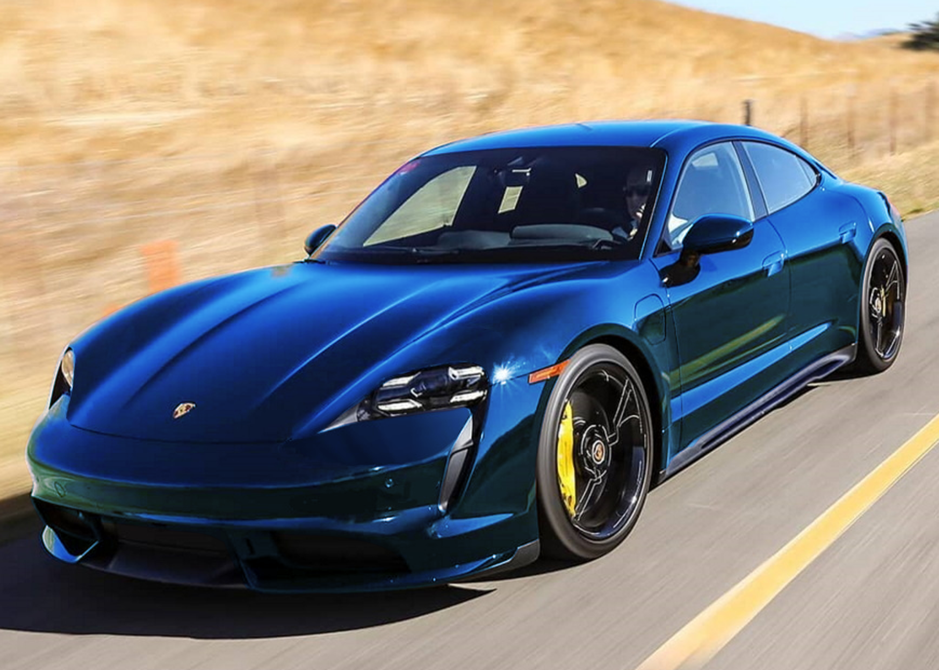 Porsche Taycan Possible Taycan color options........... Tay blue