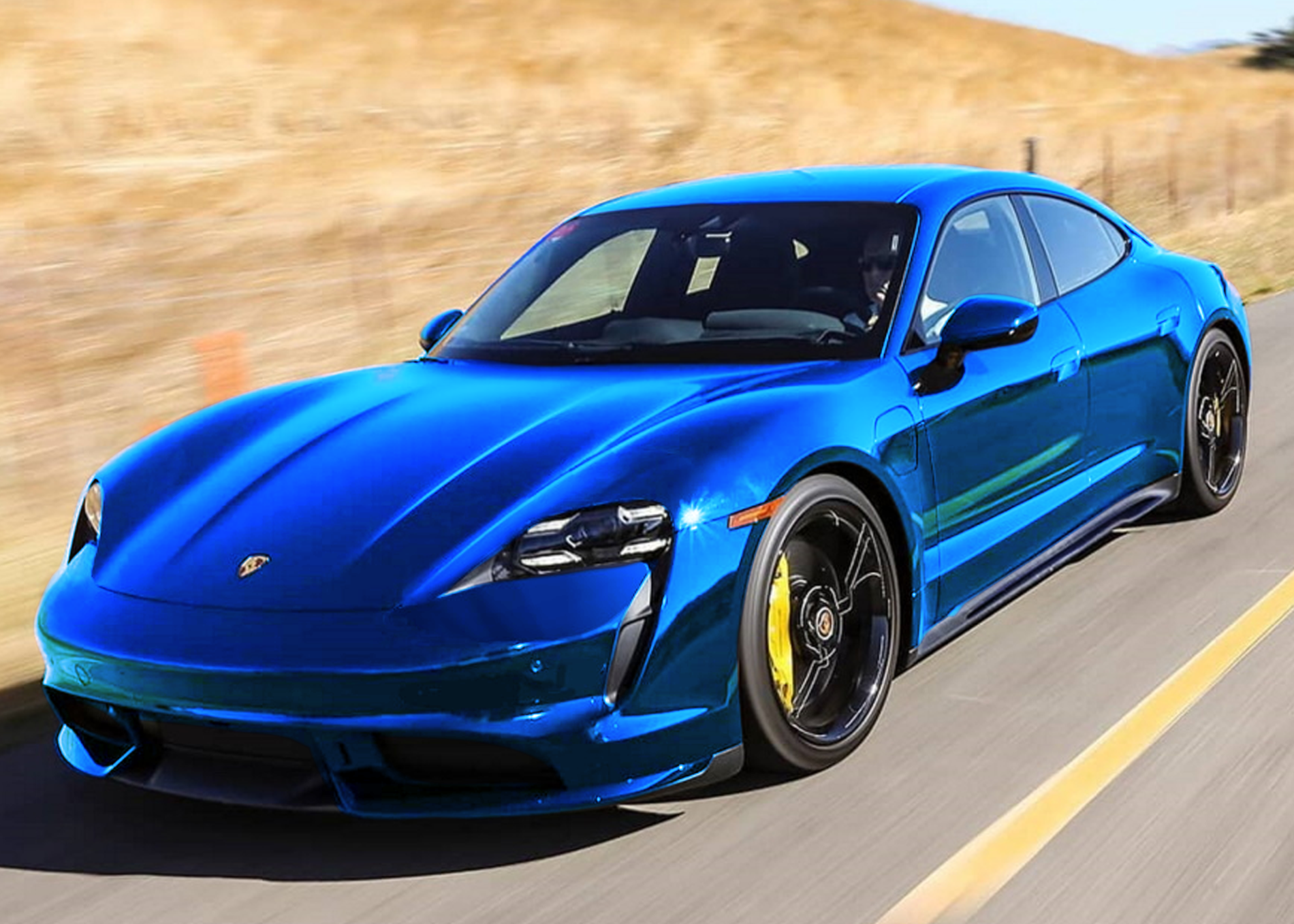 Porsche Taycan Possible Taycan color options........... Tay saphire blue