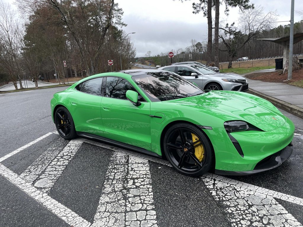 Porsche Taycan Pure Green Taycan Turbo S PTS Delivered! zLxHBLxh