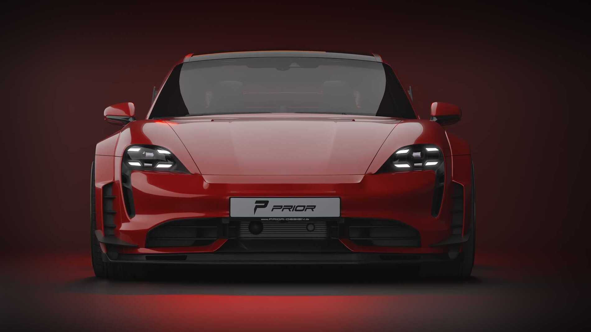 Porsche Taycan Gets Widebody Kit From Prior Design | Porsche Taycan