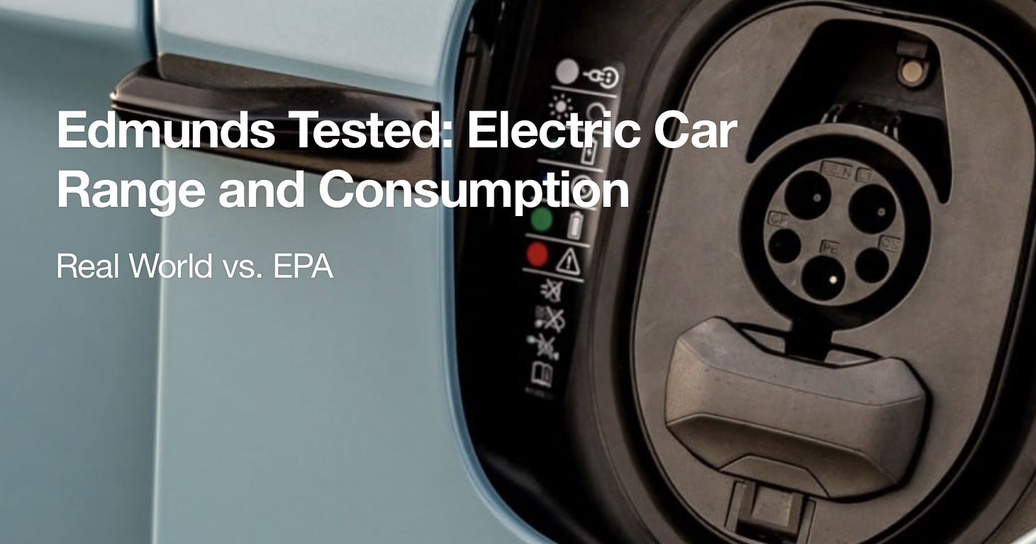 Edmunds on sale ev range